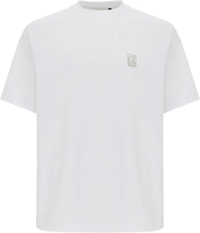Genti Monogram Tee White Wit