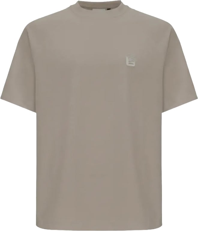 Genti Monogram Tee Brown Grey Grijs