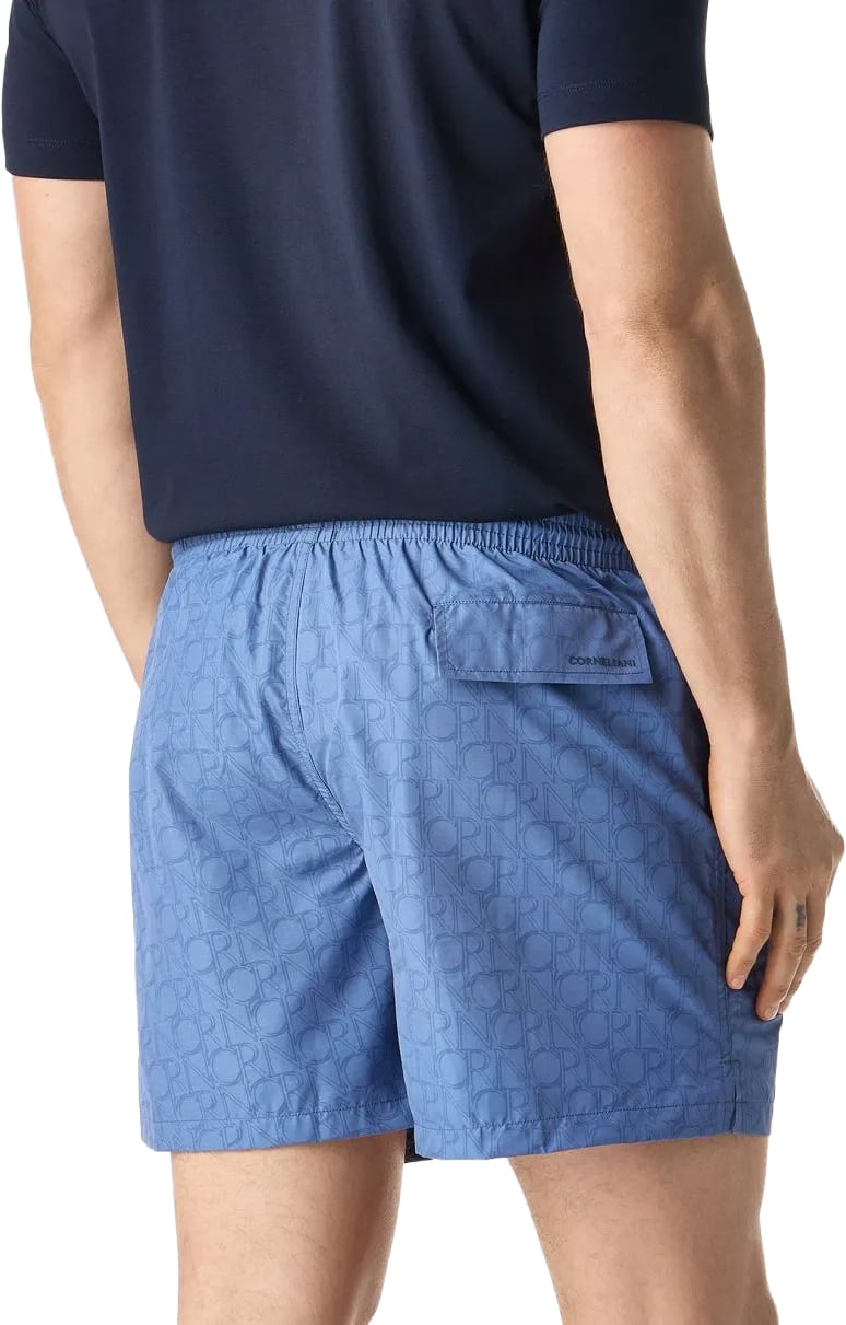Corneliani zwembroek midden blauw Blauw