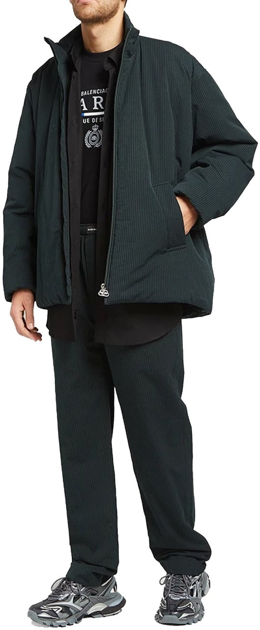 Balenciaga Balenciaga Cantone Logo Jacket Zwart