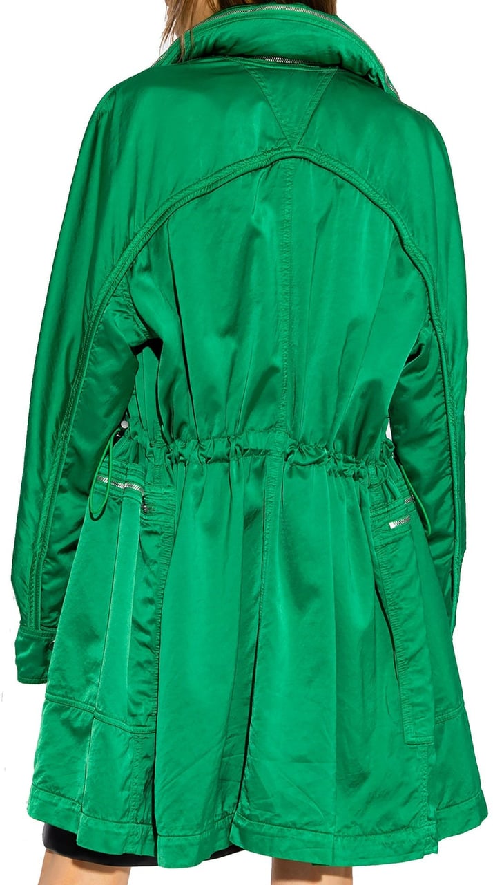 Bottega Veneta Bottega Veneta Satin Parka Groen