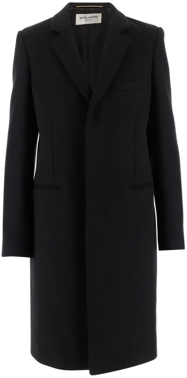 Saint Laurent Saint Laurent wool Coat Zwart