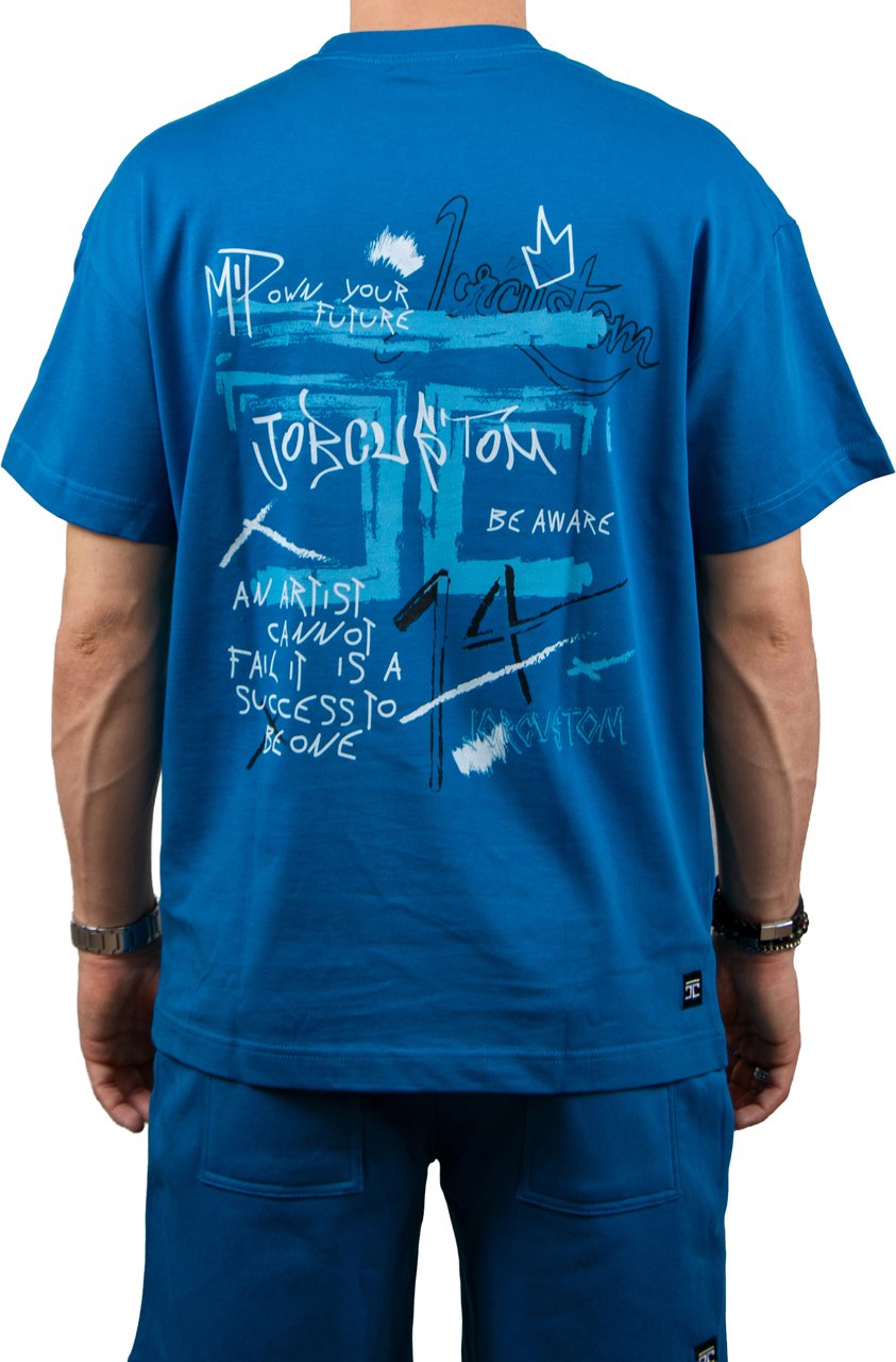 JORCUSTOM Jorcustom Artist Loose Fit T-Shirt Blauw