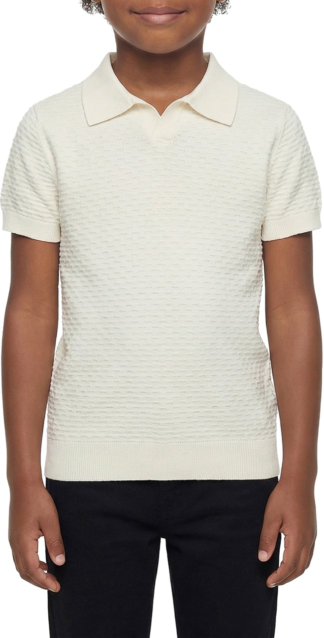 Antony Morato Antony Morato Kinder Jongens Polo In Off White Wit