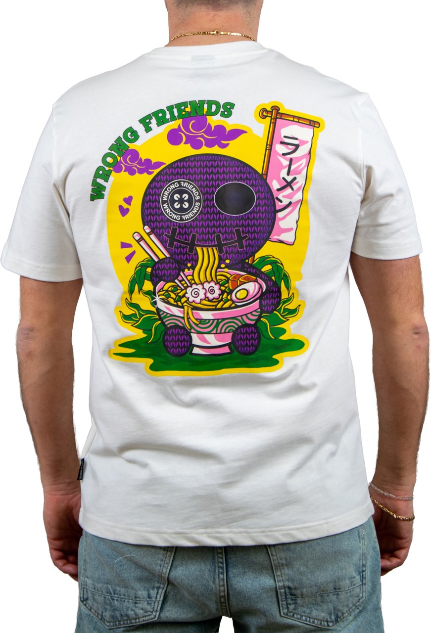 Wrong Friends Ramen T-Shirt Beige