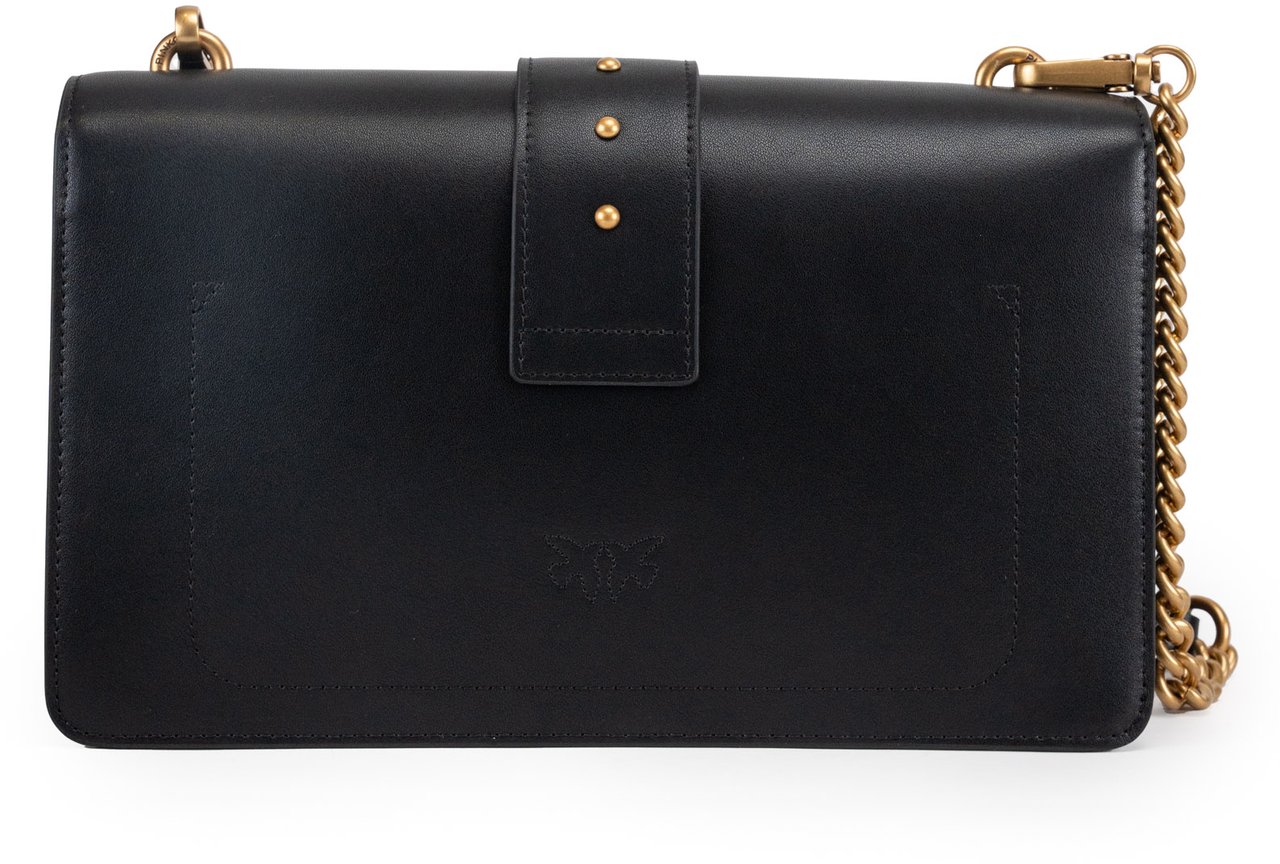Pinko Bags Neroantique Gold Zwart