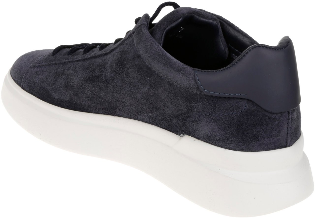 HOGAN Sneakers H580 in Suede con Lacci Zwart