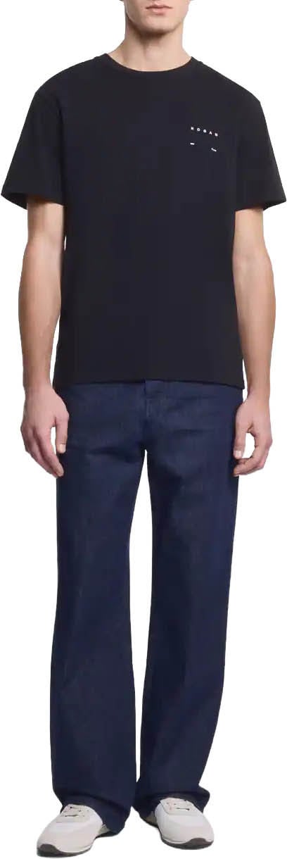 HOGAN T-Shirts And Polos Nero Zwart