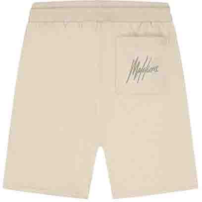 Malelions Malelions Men Striped Signature Shorts Taupe