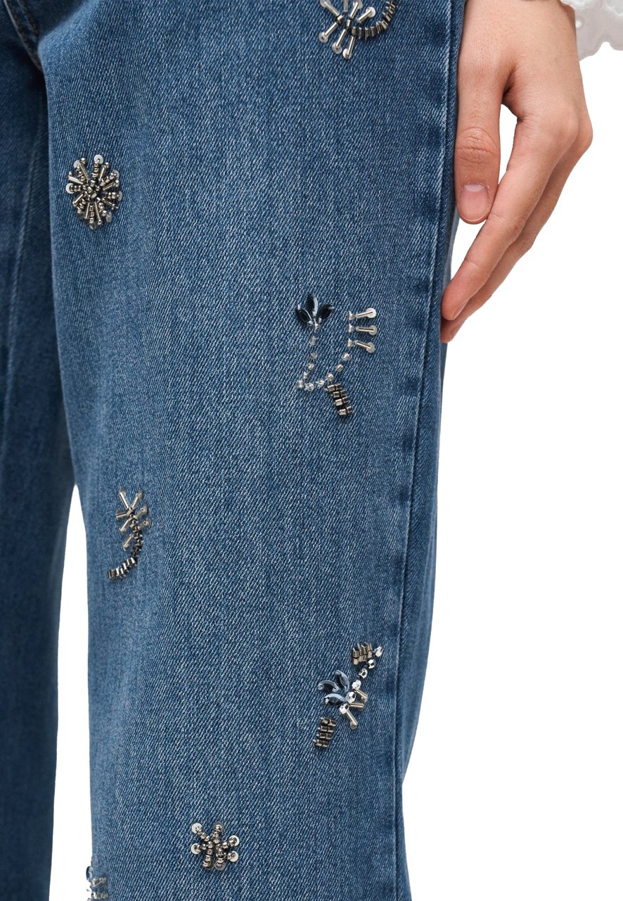 Max Mara Trousers Blue Blauw