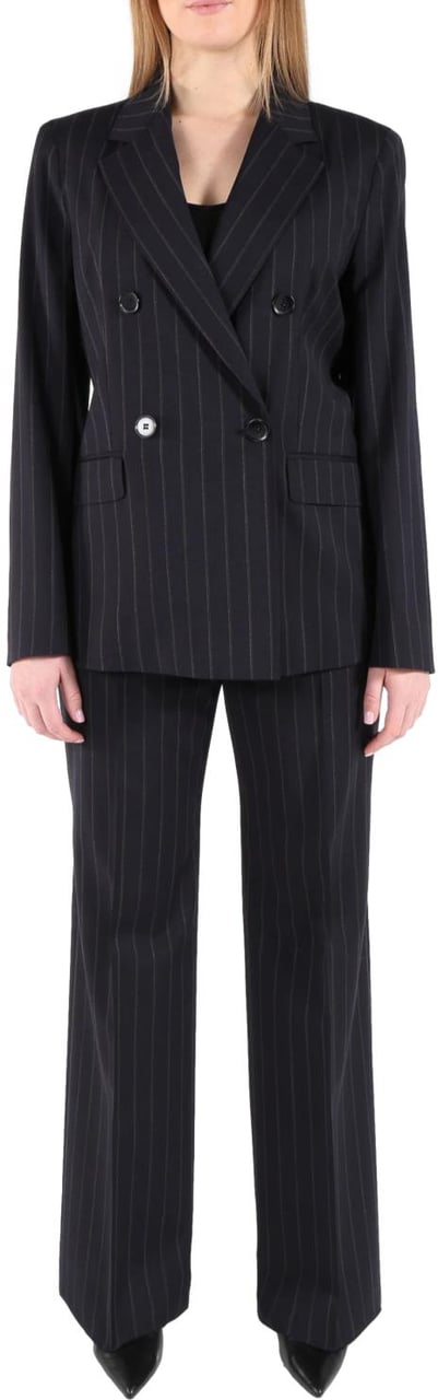 Max Mara Trousers Blue Navy