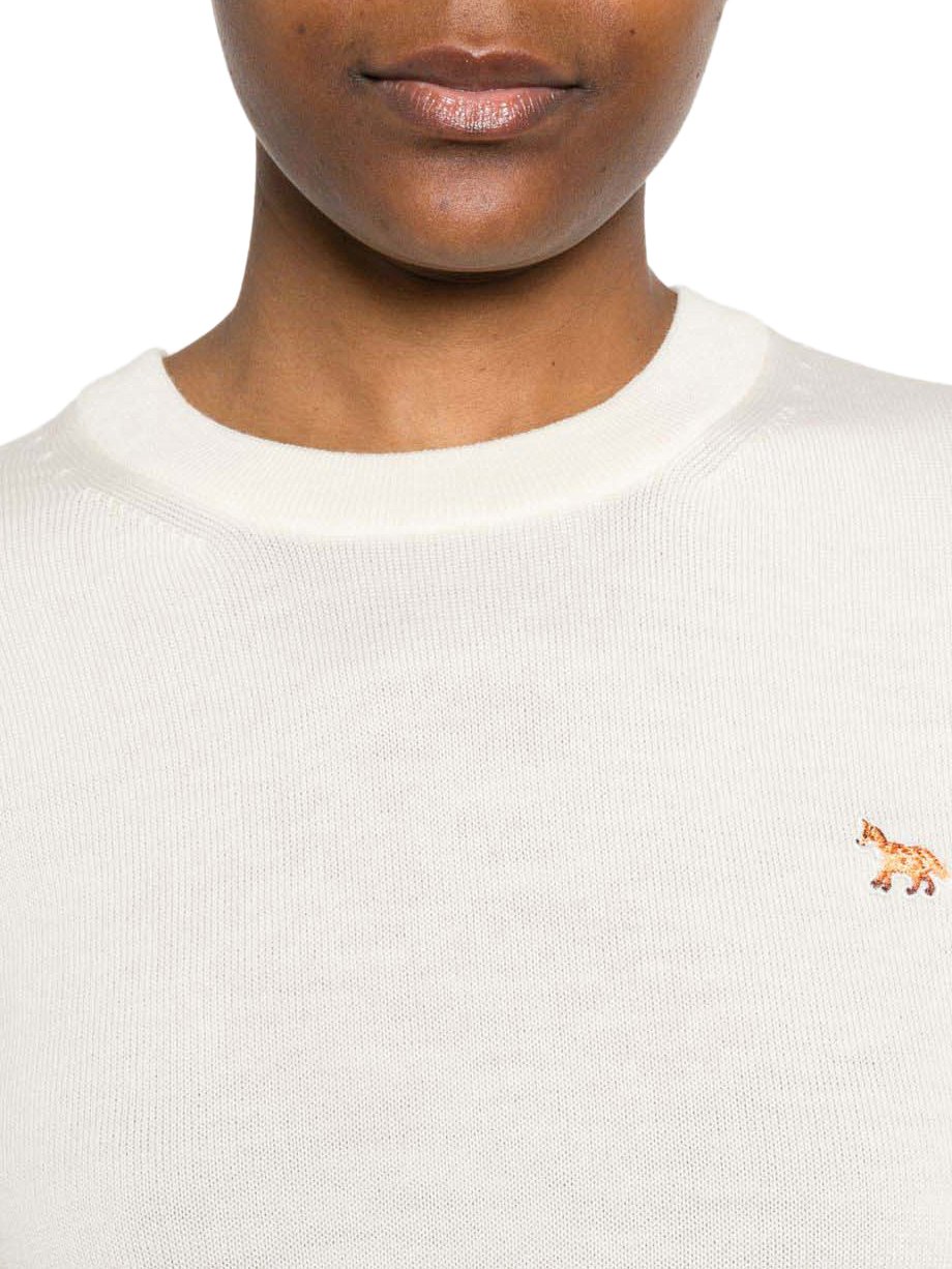 Maison Kitsuné Maison Kitsune' Sweaters Ecru Beige