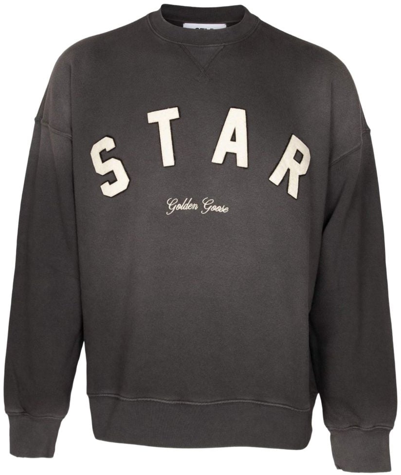 Golden Goose Sweaters Grigio Scuro Donkergrijs