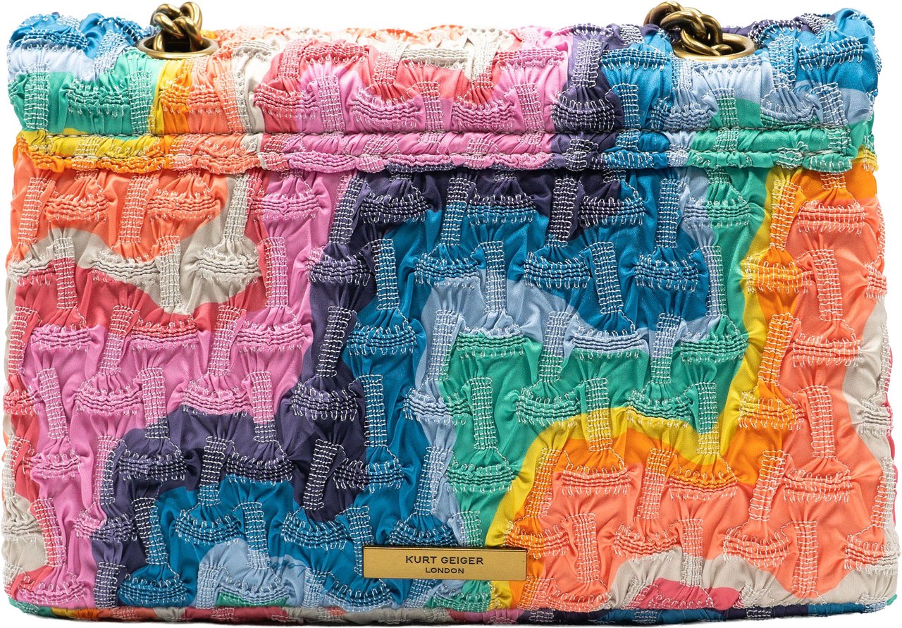 Kurt Geiger London Ruched Fabric Kensington Divers