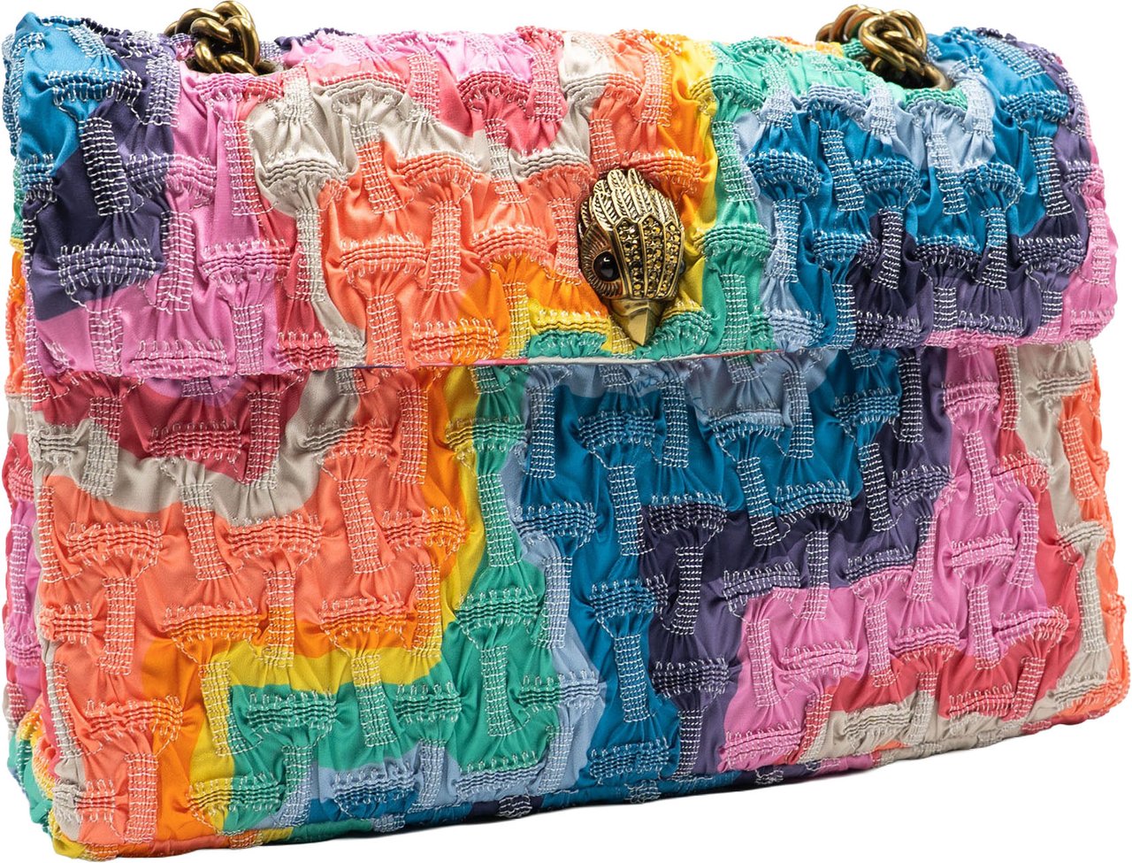Kurt Geiger London Ruched Fabric Kensington Divers