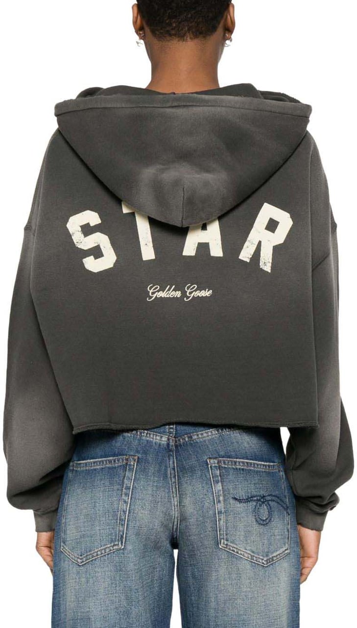 Golden Goose Sweaters Grigio Scuro Donkergrijs