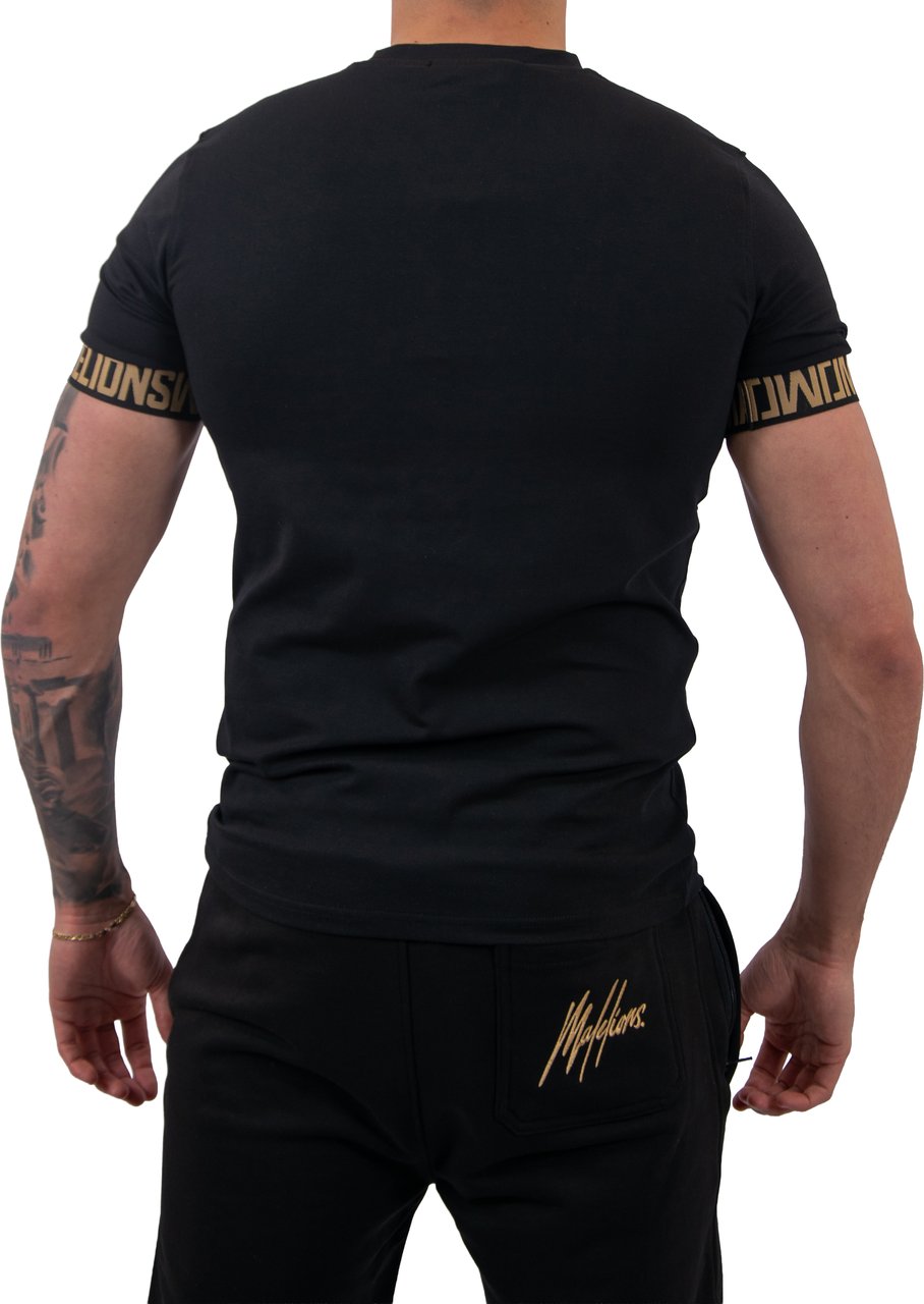 Malelions Malelions Men Venetian T-Shirt Zwart