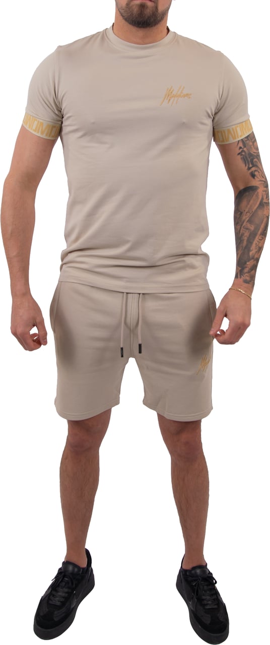 Malelions Malelions Men Venetian T-Shirt Taupe