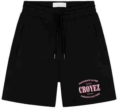 Croyez Croyez Stamp Shorts Zwart