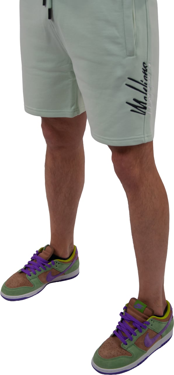 Malelions Malelions Men Split Shorts Groen