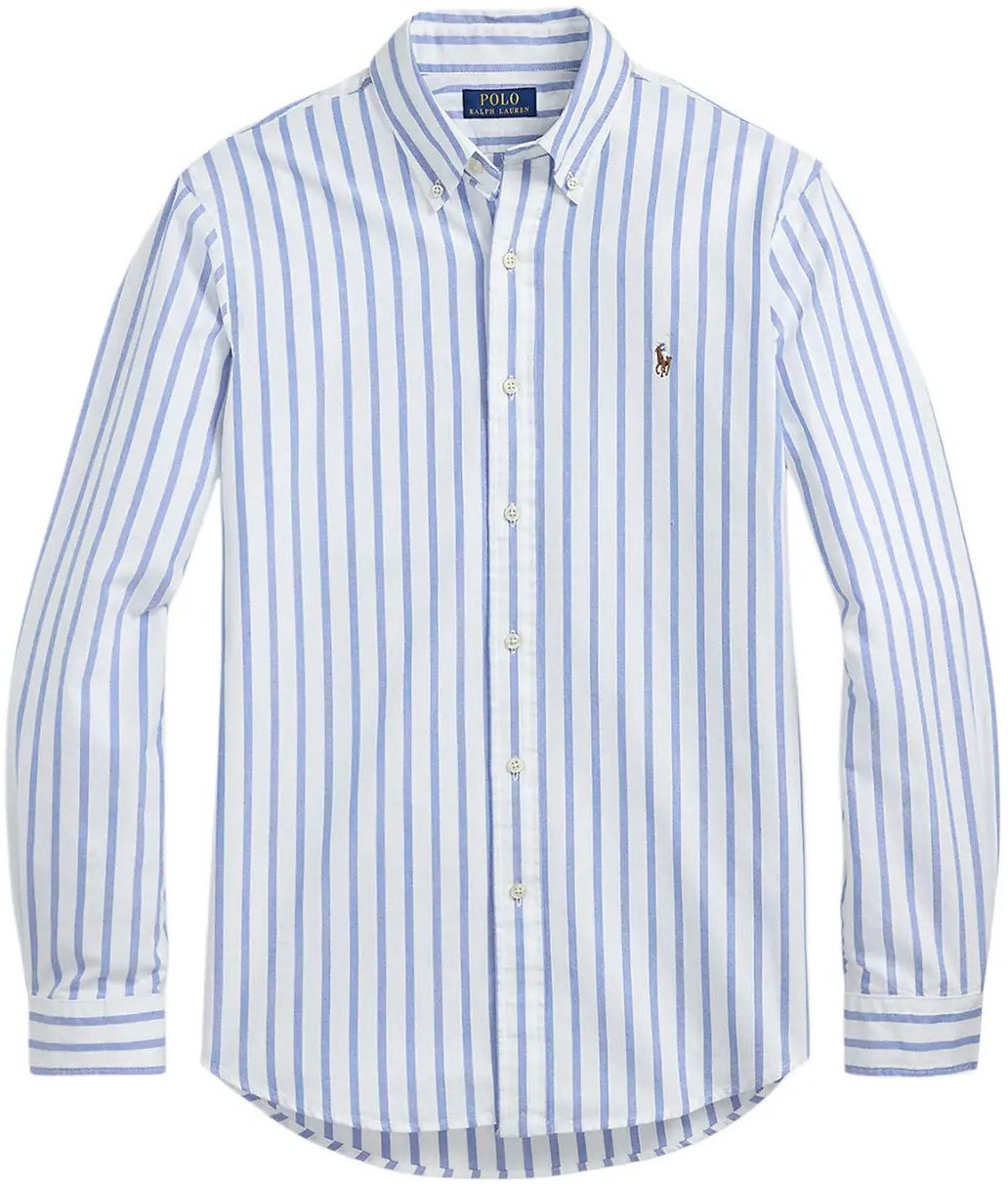 Ralph Lauren Overhemd gestreept blauw/wit Blauw