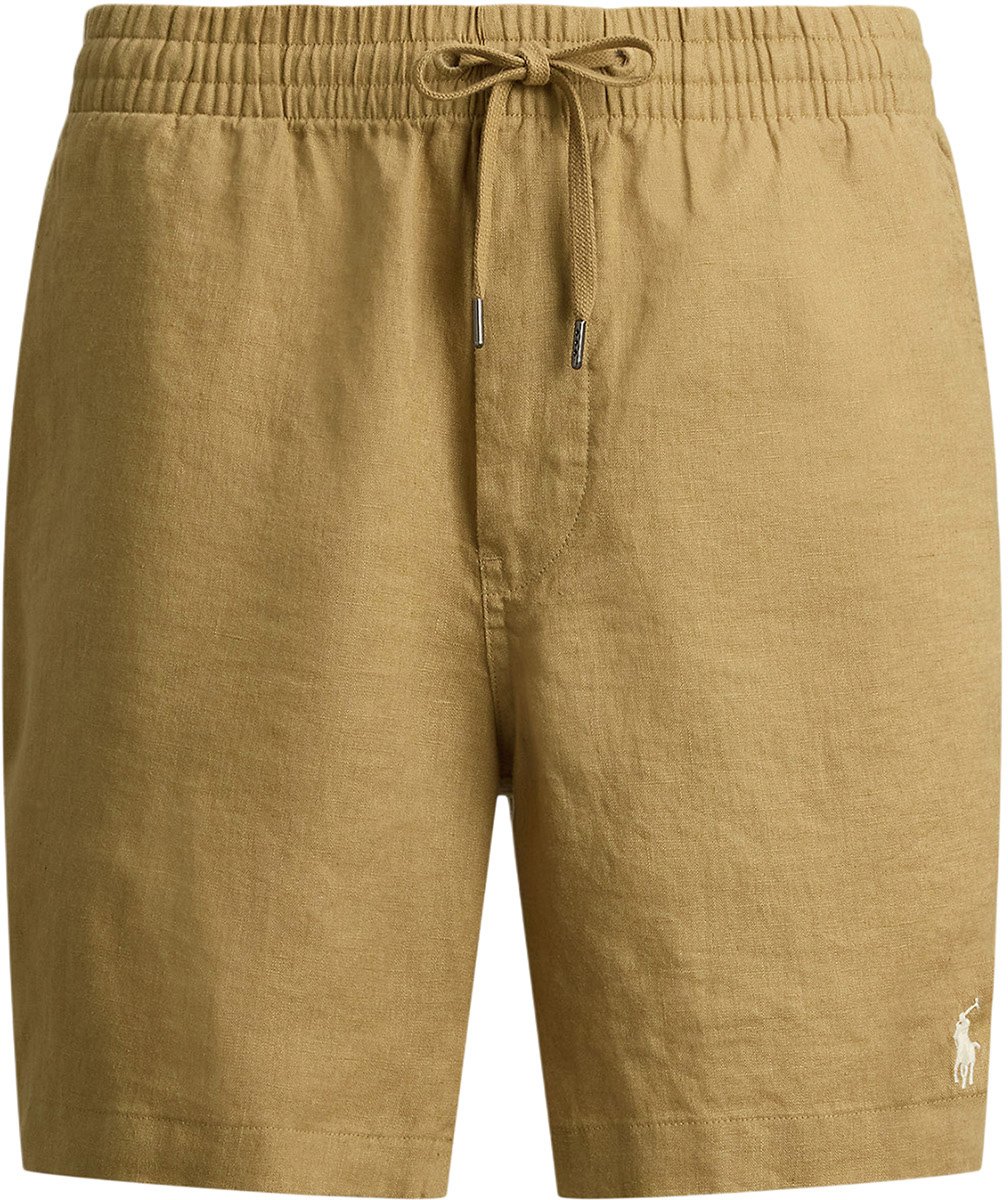Ralph Lauren Korte broek linnen donkerbeige Bruin