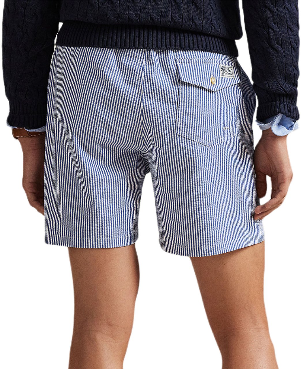 Ralph Lauren Zwembroek lichtblauw/wit Blauw