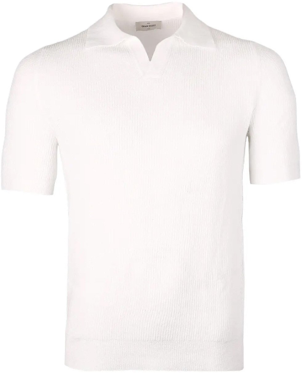 Gran Sasso Badstof polo wit Wit