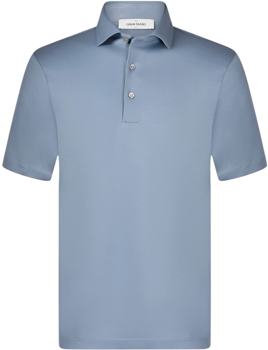 Gran Sasso Polo lichtblauw Blauw