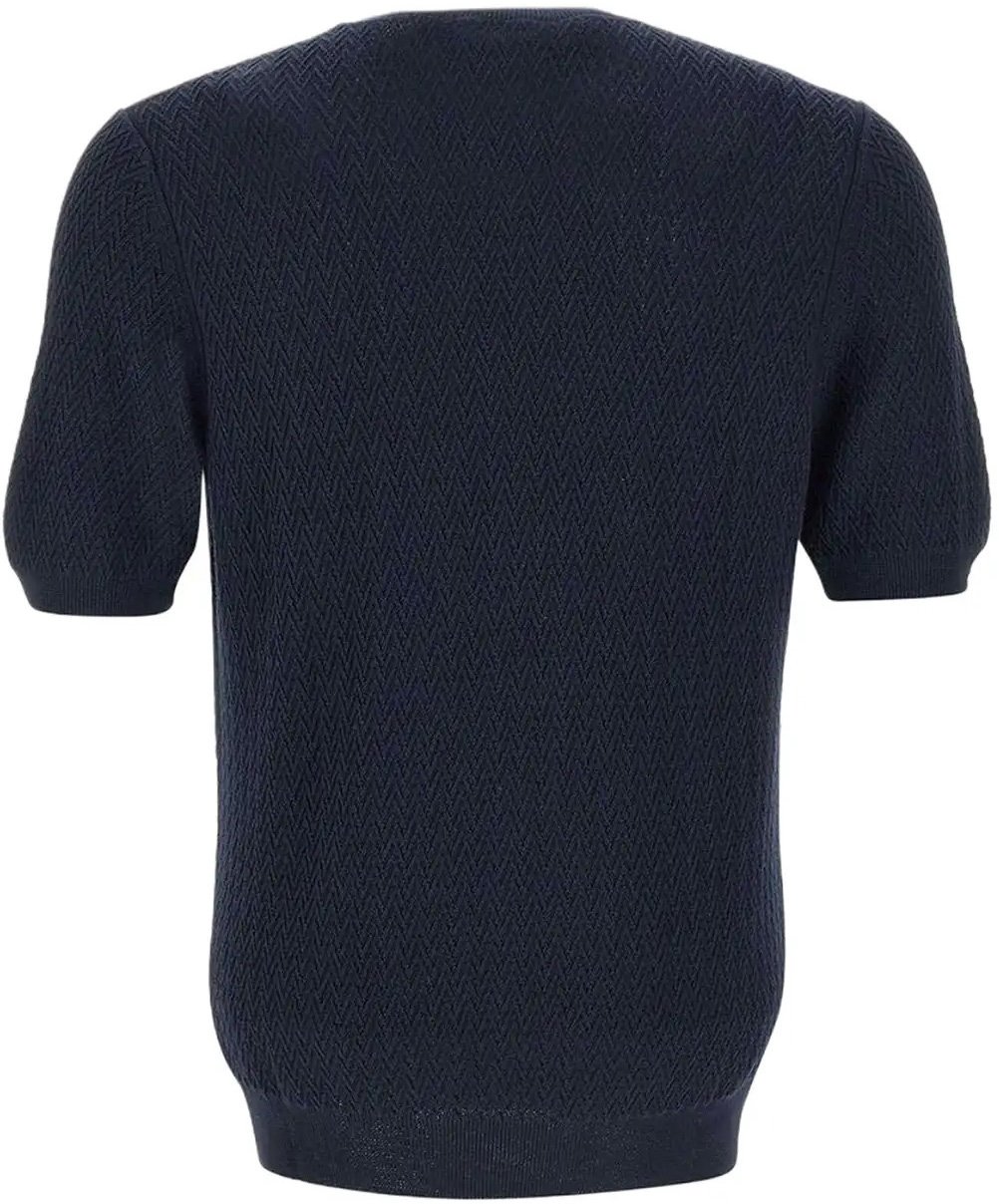 Gran Sasso T-shirt donkerblauw Blauw