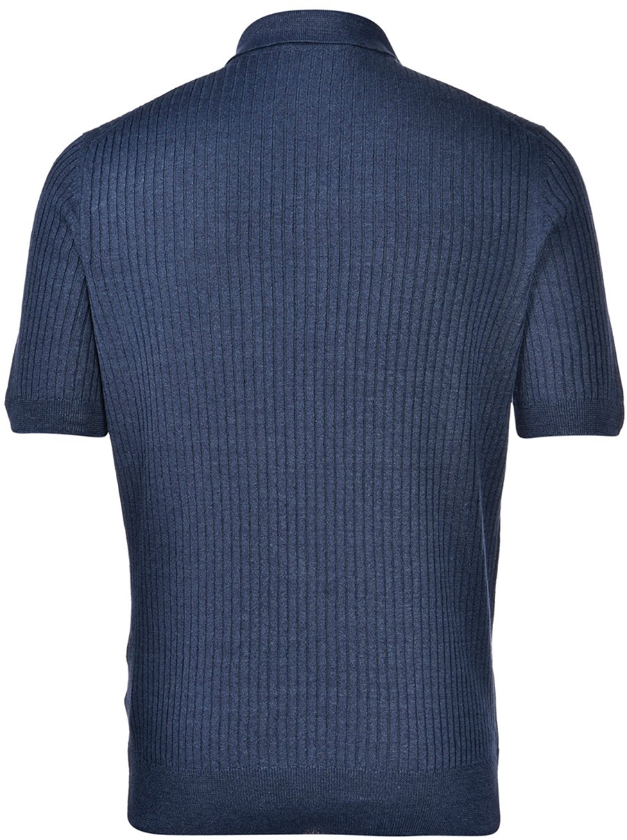 Gran Sasso Polo donkerblauw Blauw