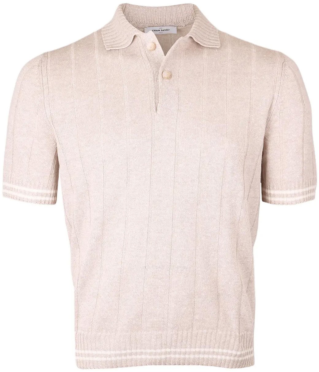 Gran Sasso Polo beige Beige