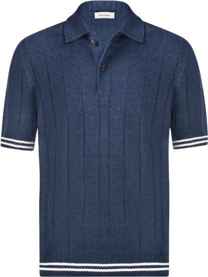 Gran Sasso Polo blauw Blauw