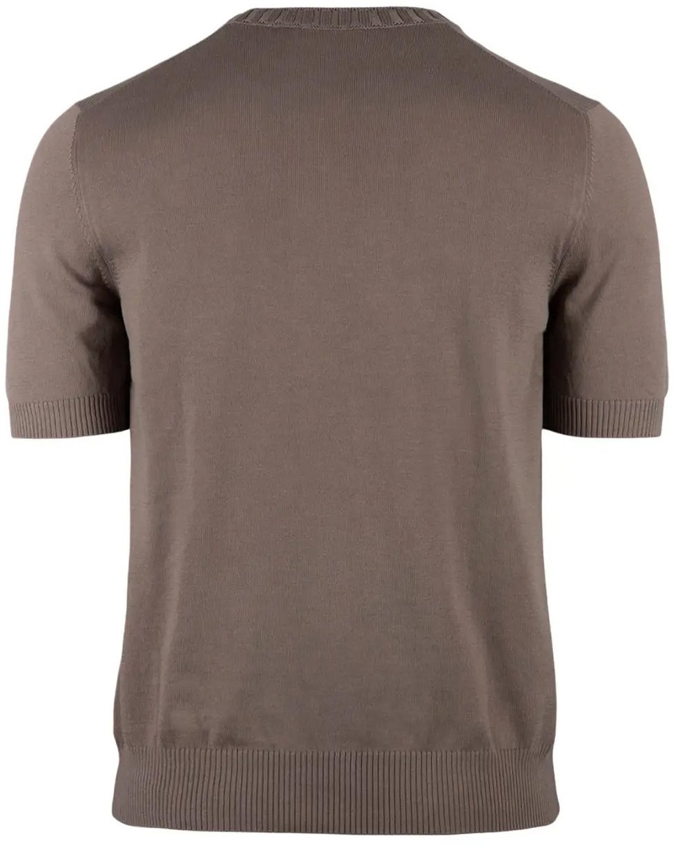 Gran Sasso Gebreid T-shirt bruin Bruin