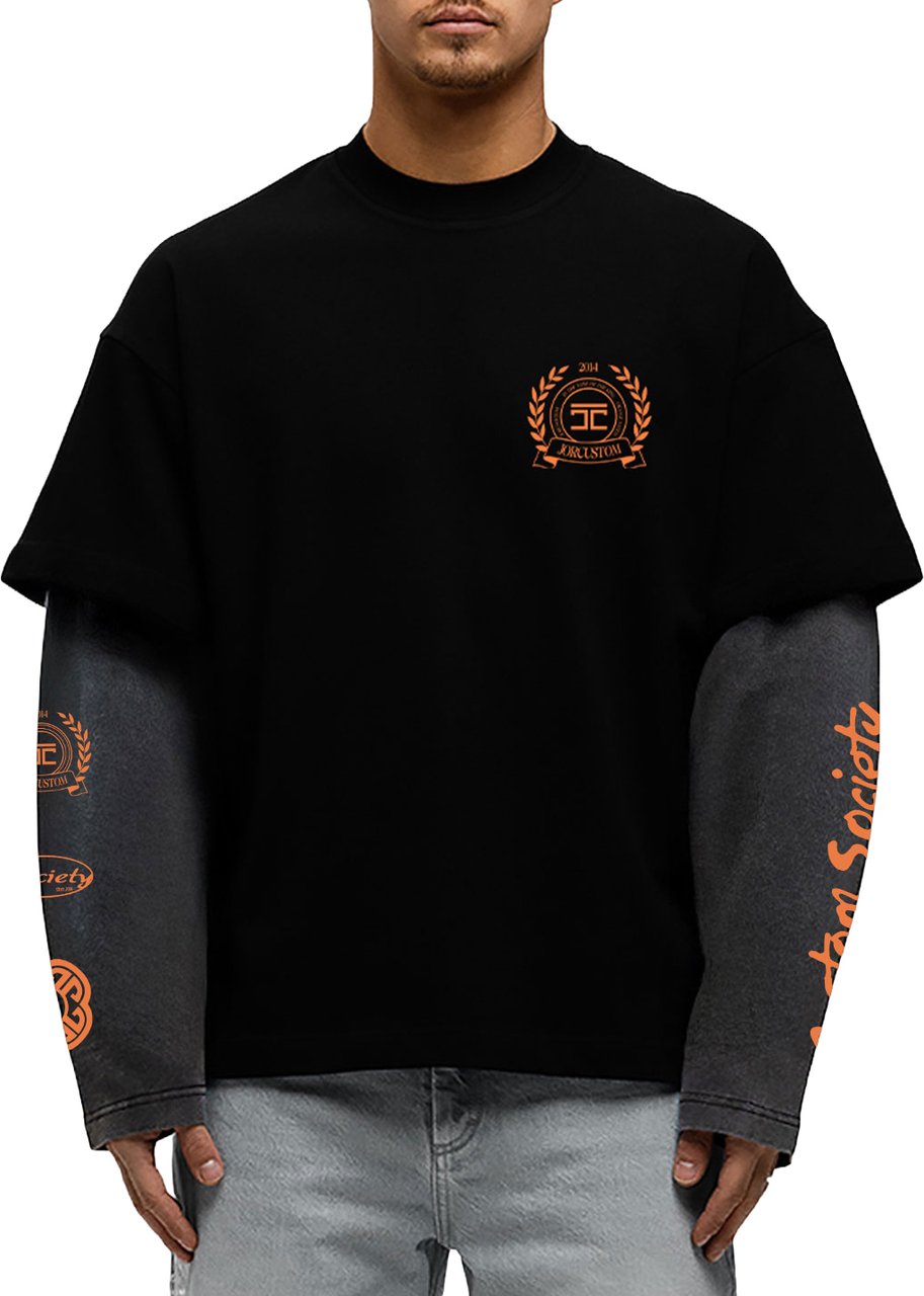 JORCUSTOM DutchNation Longsleeve Zwart