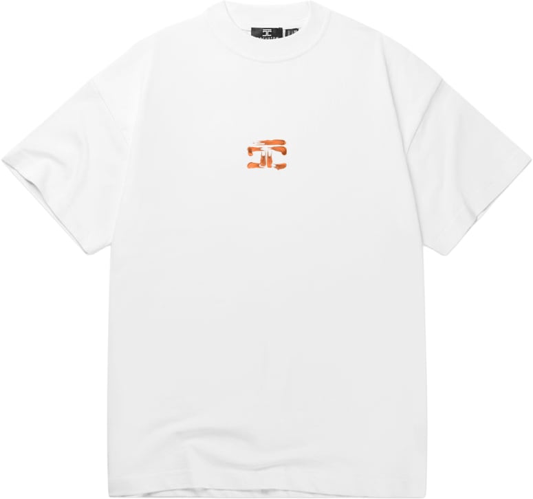 JORCUSTOM Kd-Artist2 0 Loose Fit T-Shirt Wit