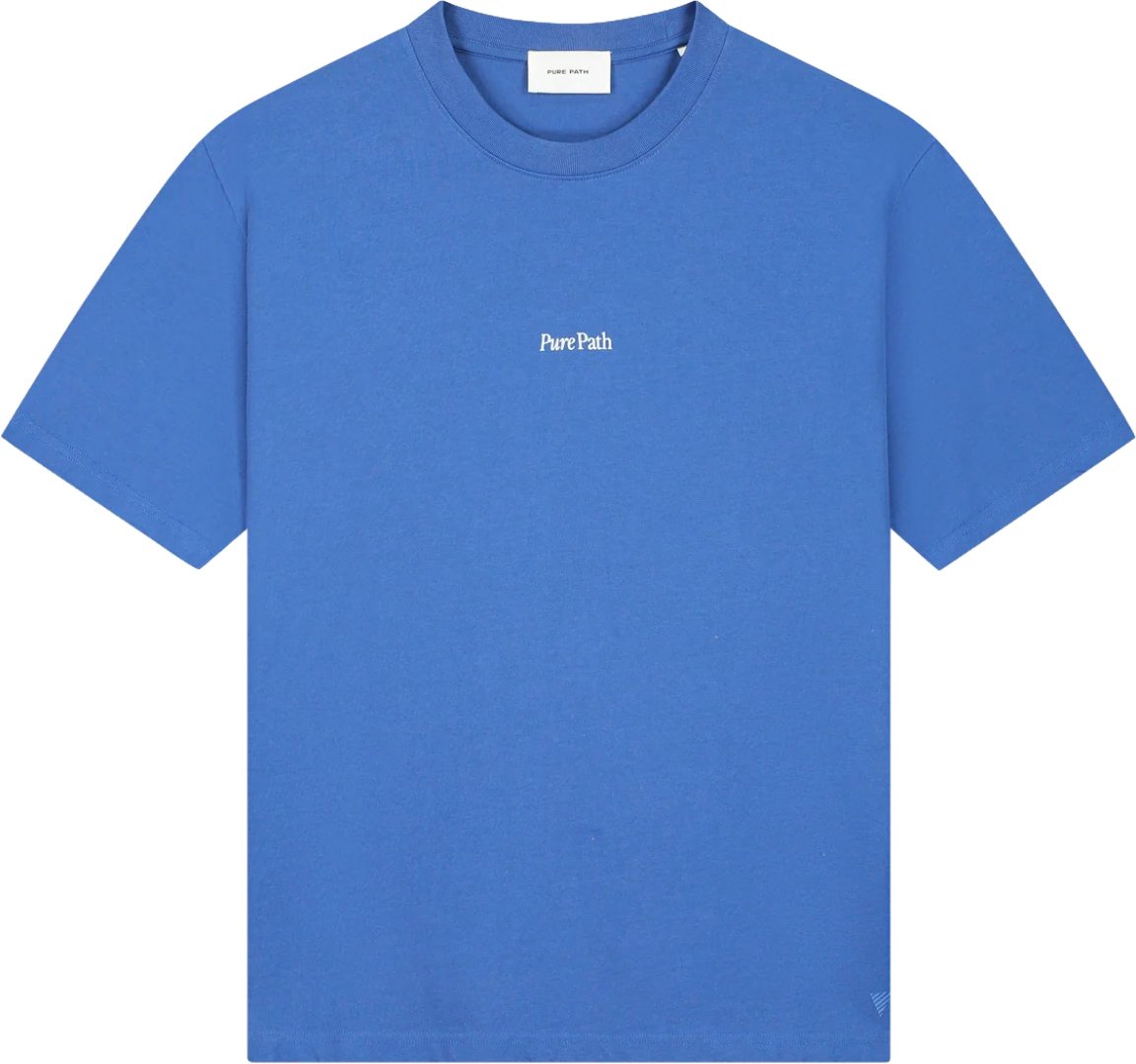 Pure Path Dream big T-shirt Faded cobalt Blauw
