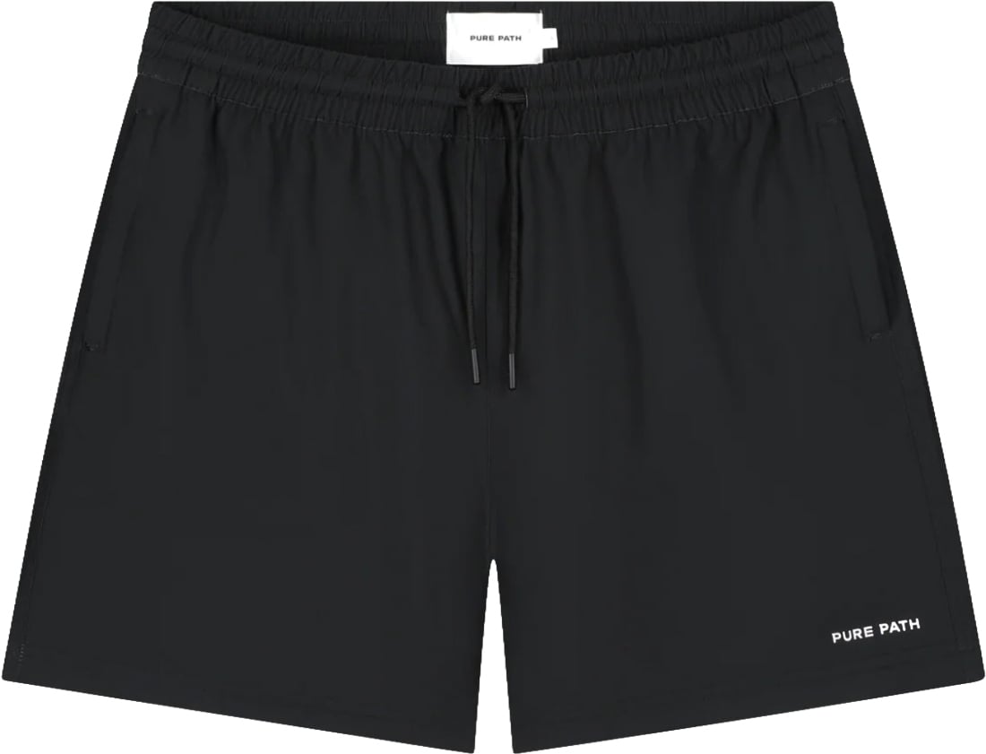 Pure Path Logo Swim Shorts Black Zwart