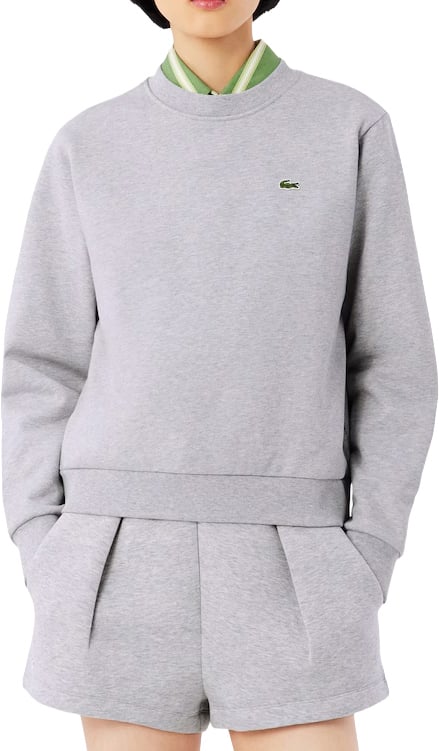 Lacoste womens sweatshirt silver chine Grijs
