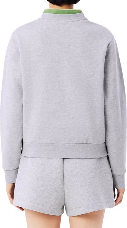 Lacoste womens sweatshirt silver chine Grijs