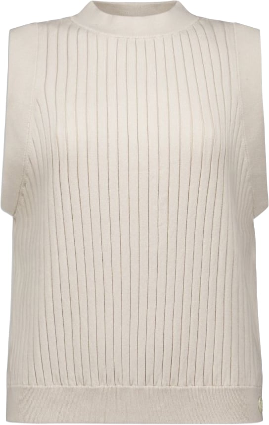 Airforce Rio ribbed loose fit tanktop Beige
