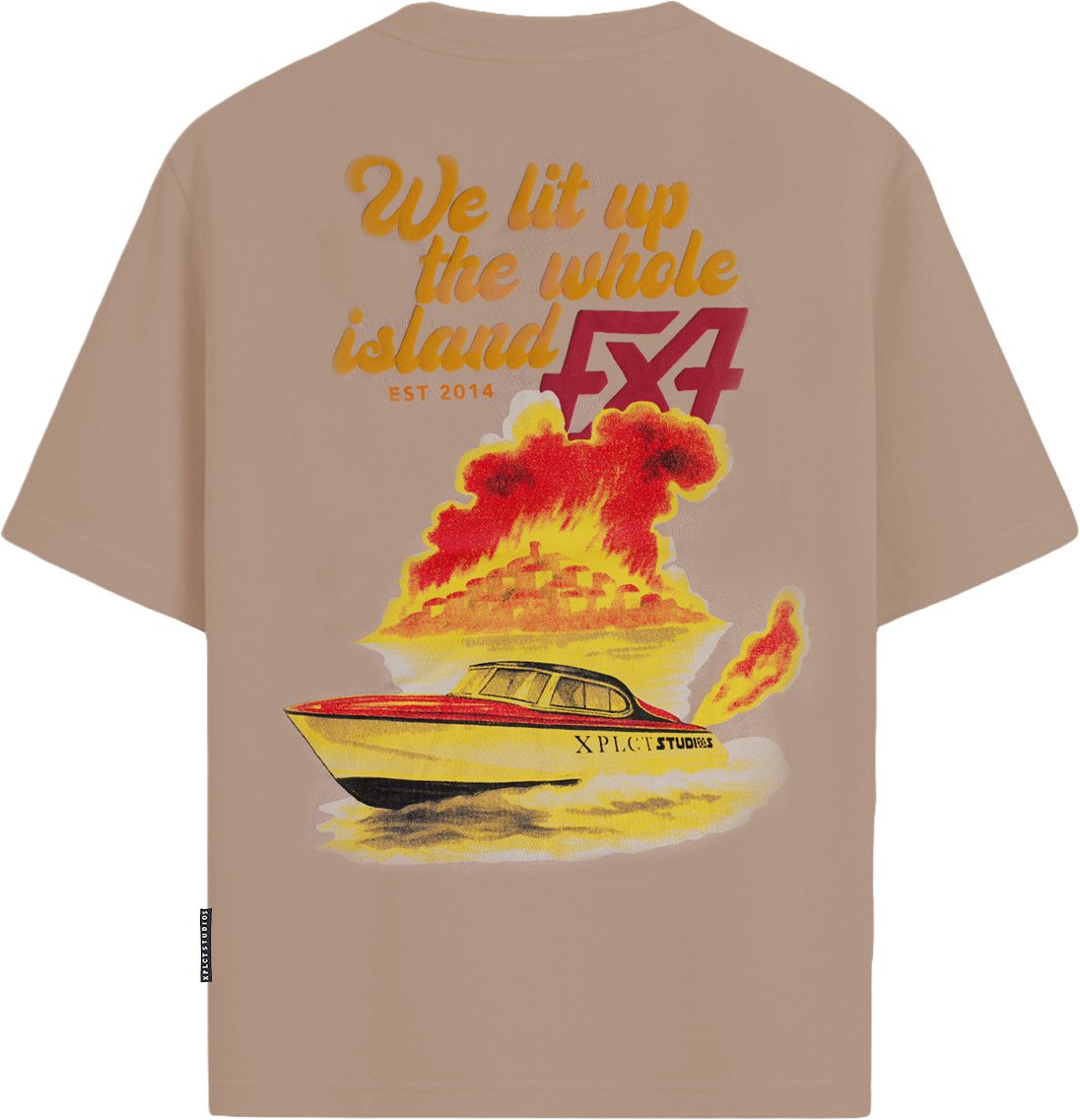 XPLCT Lit tee beige Beige