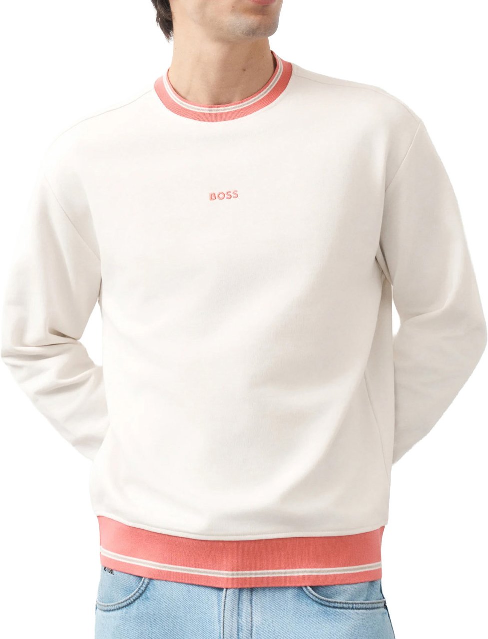 Hugo Boss we blocks natural Wit