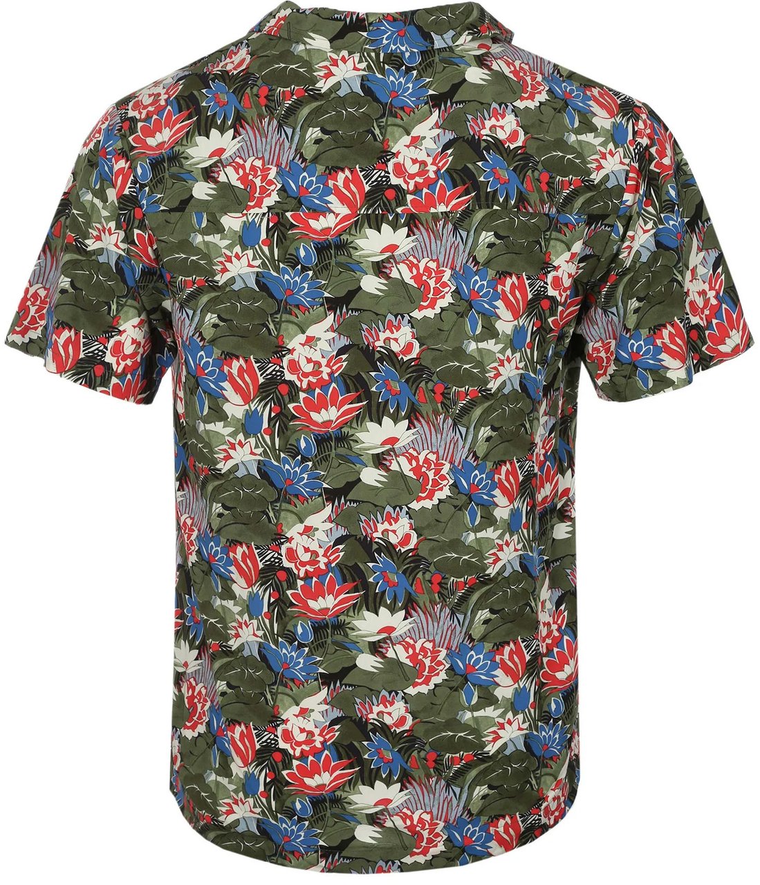 Hugo Boss beach shirt open green Groen