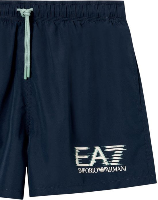 Emporio Armani boxer beachwear donker blauw Blauw