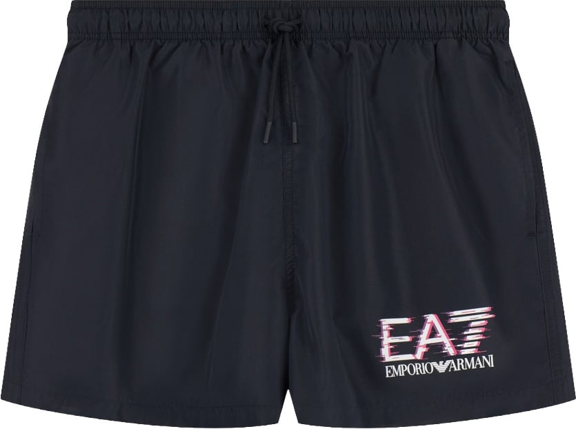 Emporio Armani boxer beachwear zwart Zwart