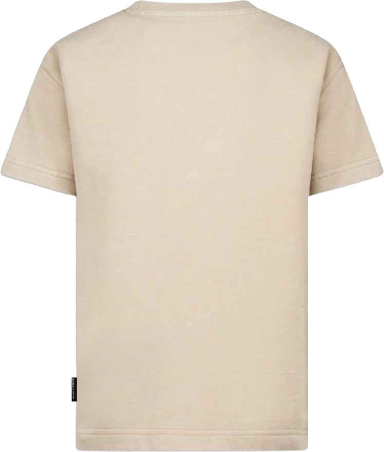 Airforce Dyed t shirt beige Bruin