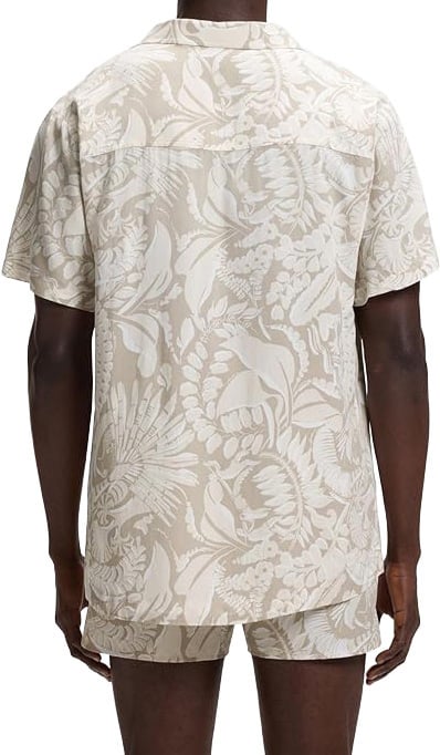 Hugo Boss beach shirt light beige Beige