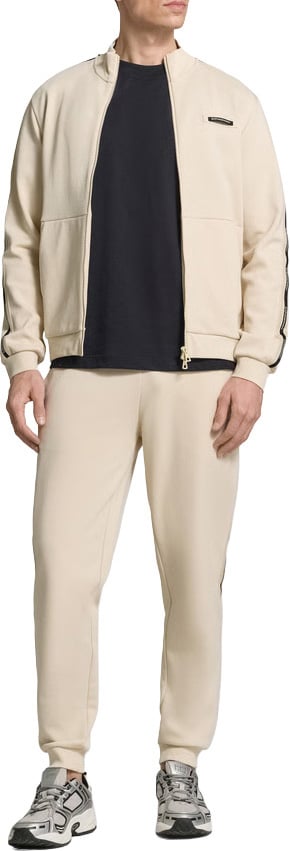 Emporio Armani sweatshirt met kraag beige Beige