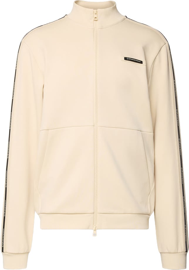 Emporio Armani sweatshirt met kraag beige Beige
